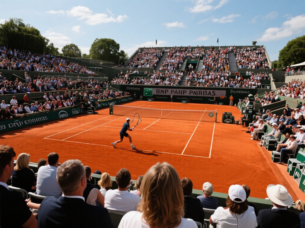 金杯争夺白热化,法网赛场硝烟四起 每年的法国网球公开赛都会吸引世界各地的球