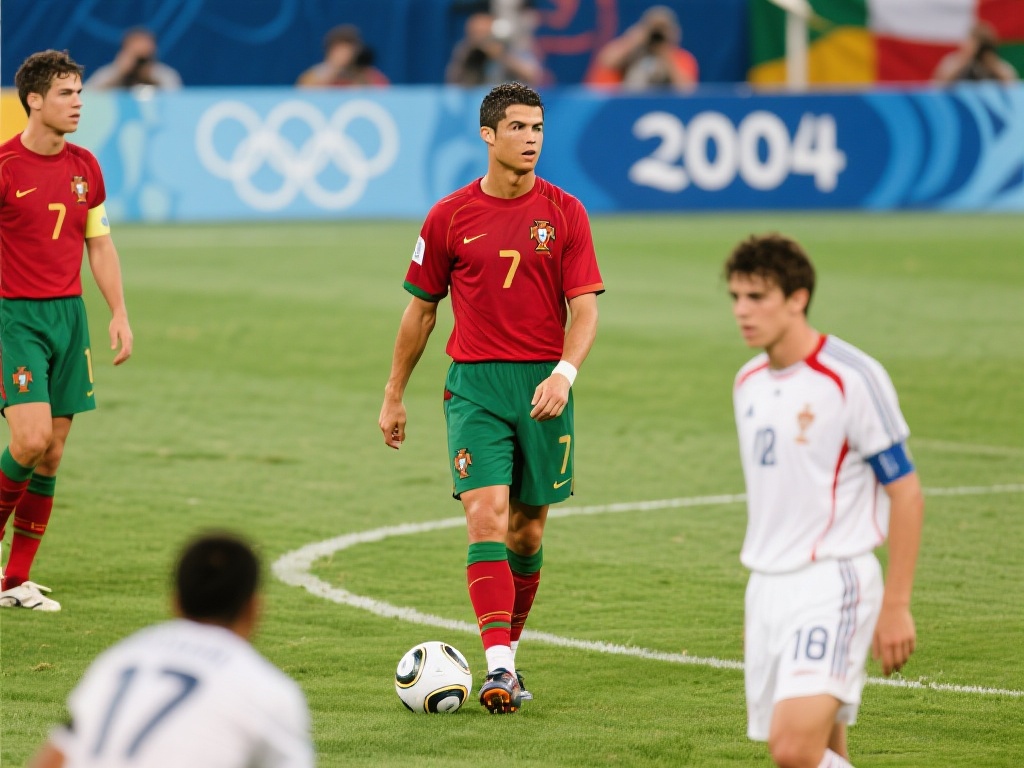 回顾2004年雅典奥运会，葡萄牙队作为参