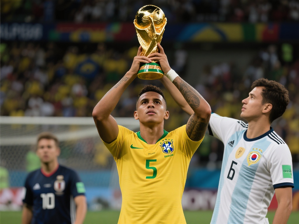 巴西国家队历史上曾五次斩获世界杯冠军，而